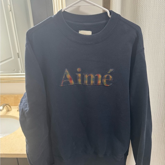 Aimé Leon Dore Navy Sweatshirt - Picture 1 of 4